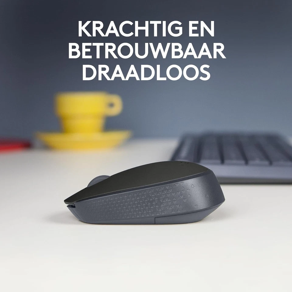 Logitech B170 Wireless Mouse, 2.4 GHz with USB Nano Receiver, Optical Tracking, - Image 3 of 4