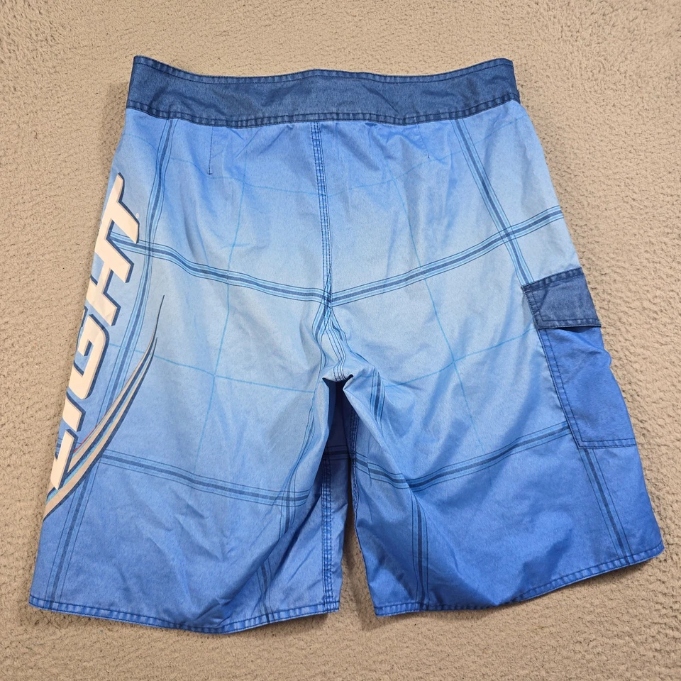 Pantalones cortos Bud Light Board para hombre 34 azul bañador LightBusch bolsillo Budweiser Foto 2 de 4