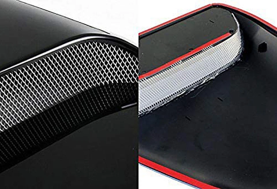 JDM Universal Car Decorative Air Flow Intake Hood Scoop Vent Bonnet Cover C67 - Image 4 of 4
