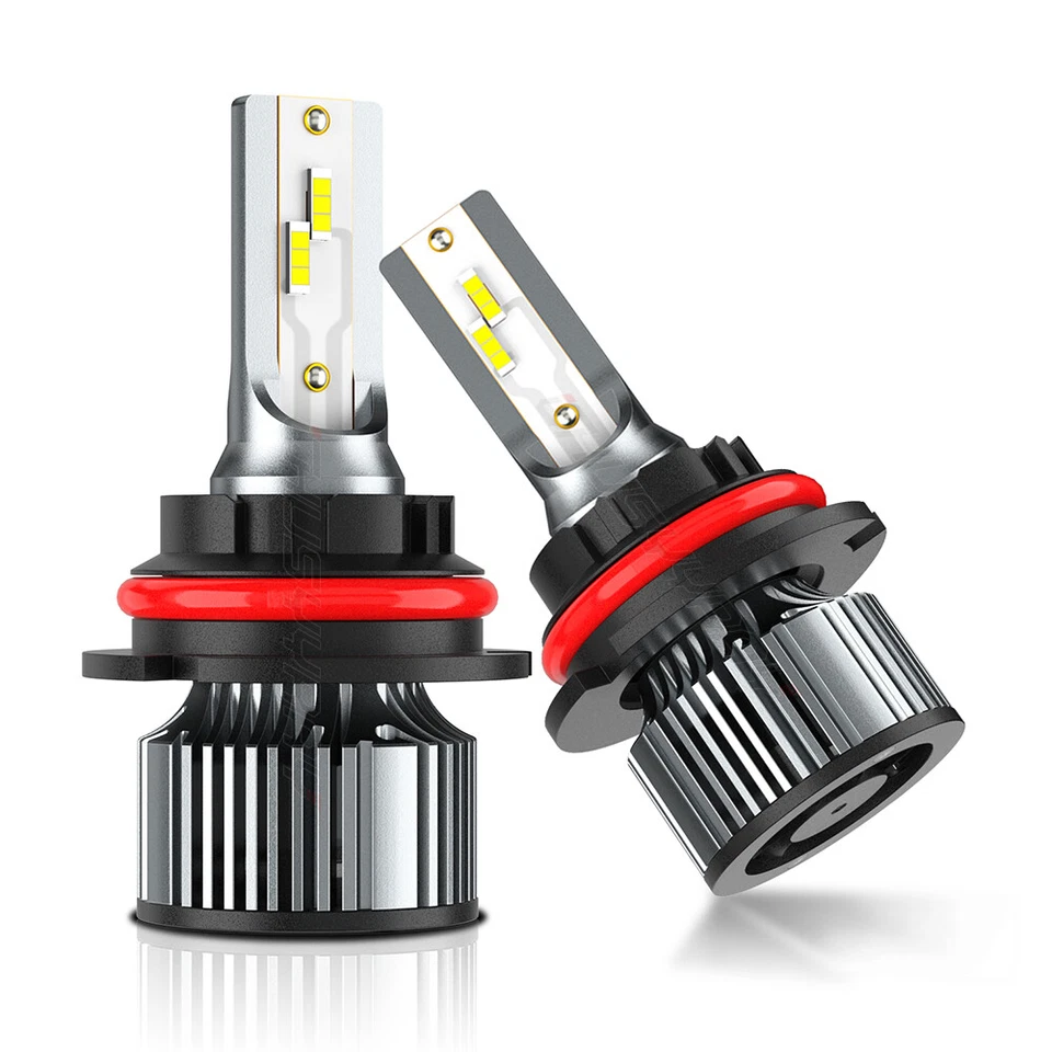 For FORD Taurus 1990-2007 LED Headlight Kit 9007 HB5 6500K White High/Low Bulbs - Image 2 of 4