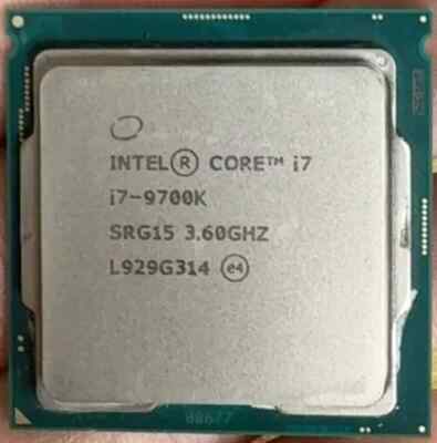 Intel Core i7-9700K SRG15 3.60GHz 12MB 8-Core LGA1151 CPU Processor