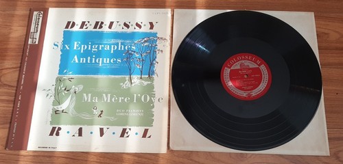 Debussy Six Epigraphes Antiques Ravel Ma Mere l'Oye LP Gorini Lorenzi Colosseum