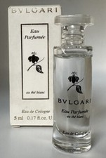 Eau Parfumee Au the Blanc By Bvlgari For Women Mini EDC Perfume Splash .17oz New