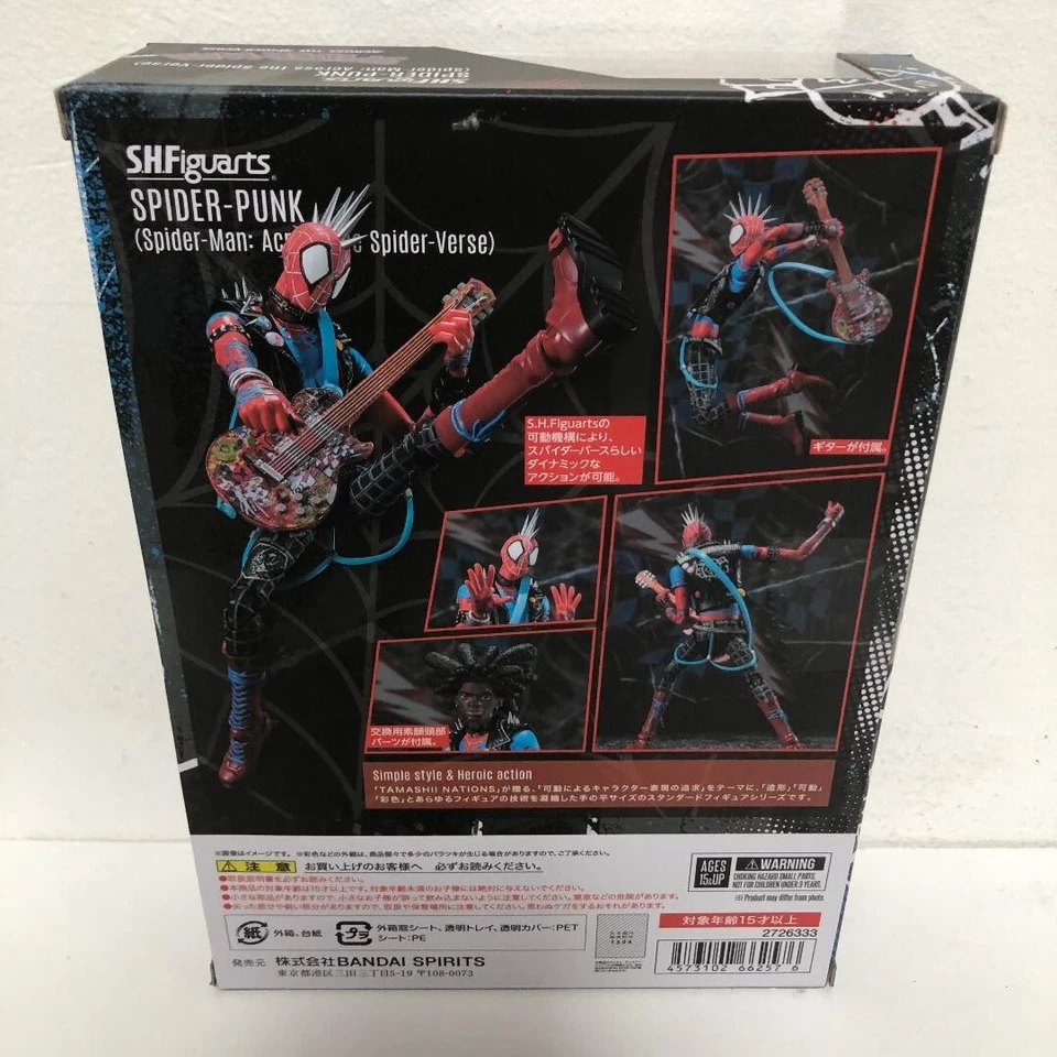 ПОДЛИННЫЙ S.H.Figuarts Spider-Punk Spider-Man Across the Spider-Verse SHF Bandai - Изображение 2 из 2