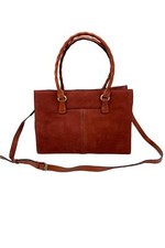Patricia Nash Leather Primrose Satchel Fox Wine