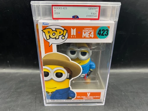 2024 Funko POP! V Despicable Me 4 Rocks #423 PSA 10 GEM MINT