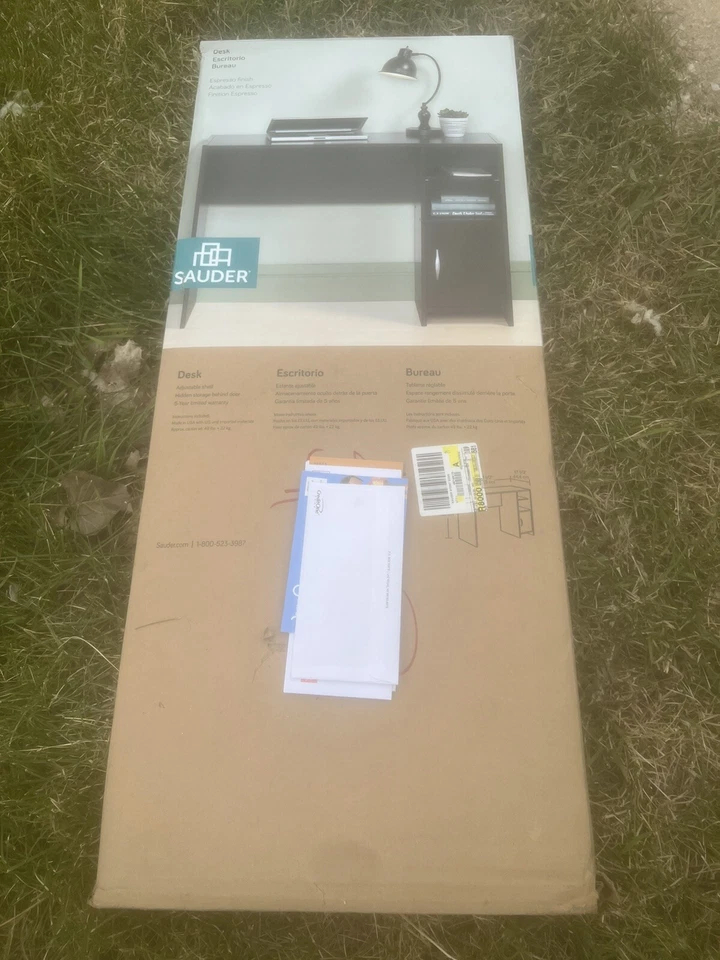 Sauder 408726 Beginnings Computer Desk, Cinnamon Cherry Finish - Image 2 of 4