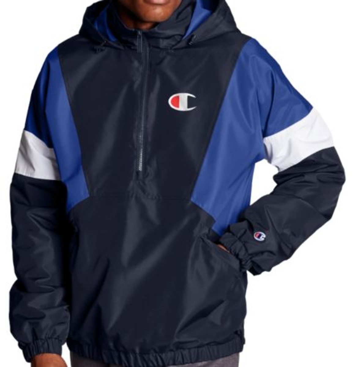 Champion Colorblock Stadium Anorak Jacket Windbreaker Pullover