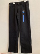 NWT Urban Pipeline Boys Straight Leg Jeans Black Size 12H Retail 26 MW-340 X2 