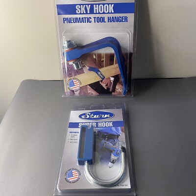Pair Of Sturn Super Hook And Sky Hook For Pneumatic Tool Hanger New USA