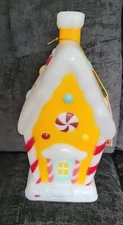 Holiday Time 2022 11" Tabletop Light Up Gingerbread House  Blow Mold BRAND NEW 