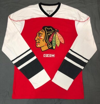 CCM Official Vintage Apparel NHL Chicago Blackhawks Jersey Shirt
