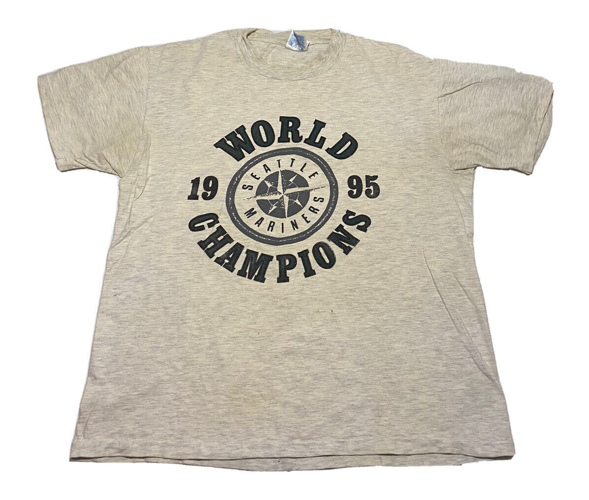 Vintage 90s T-Shirt Size L Seattle Mariners Champions Vintage 90s T-Shirt Size L Seattle Mariners Champions