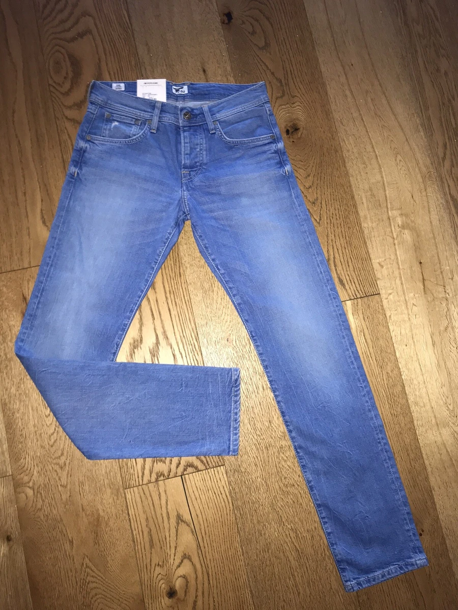 Men s Pepe Cane Straight fit Low Waist Tru Blue Jeans W28 L32 80
