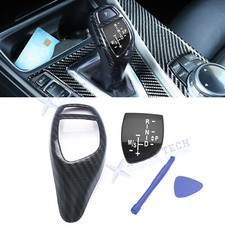 Interior Shifter Head Knob Trim Gear Panel Button Decal Kit For Bwm F10 F30 F35 Interior Shifter Head Knob Trim Gear Panel Button Decal Kit For Bwm F10 F30 F35