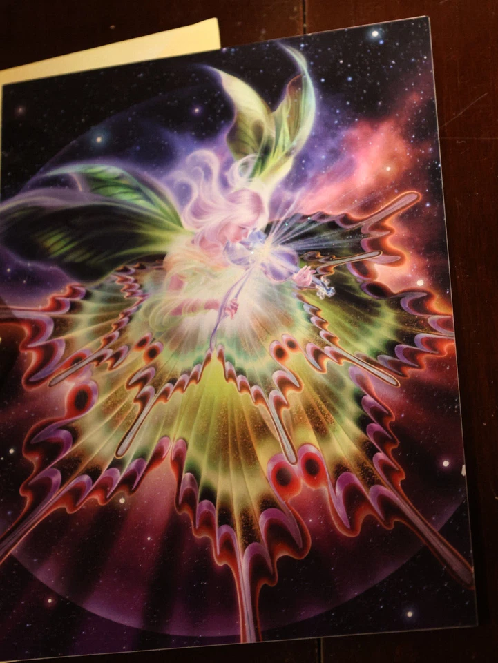 "Axia" by Shu a fairy playing a violin birthday card 2010 - Image 2 of 4