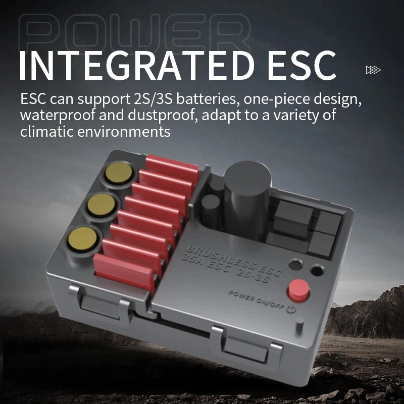 1:14 4WD 2,4G RC Car Off-Road Monster Truck 75KMH High Speed Brushless Motor - Bild 4 von 4