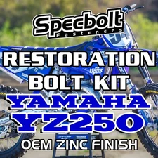 YZ250 Restoration Bolt Kit For Yamaha YZ 250 82-24 Specbolt OEM Zinc Finish