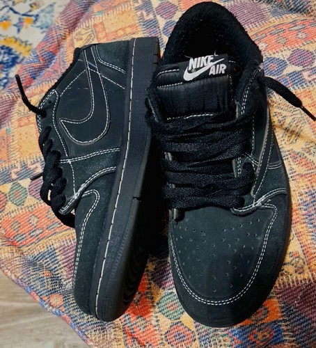 Nike Air Jordan 1 Low OG Travis Scott Black Phantom DM7866 sz 6.5 Cactus Jack - Picture 6 of 10