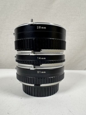 Minolta MD Auto Extension Tubes 14mm 21mm 28mm Set Macro SR MC Japan