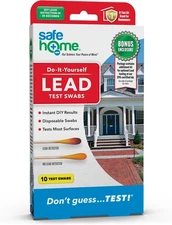 Lead Combo Test Kit 10 DIY Swabs EPA Certified Lab Test Detect Lead Home Use