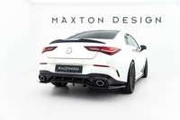 Maxton Design Heckspoiler 3D Passend FüR Mercedes CLA Coupe C118 FL Schwarz Hoch