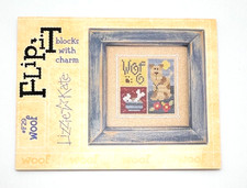 Lizzie Kate Flip It Block With Charm Woof Pet...