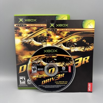 Driv3r (Driver 3) (Xbox, 2004) 100% Complete w/ Manual CIB