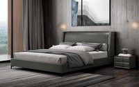 Bett Polster Design Luxus Doppel Hotel Betten Ehe 180X200Cm Schlaf Zimmer Metall