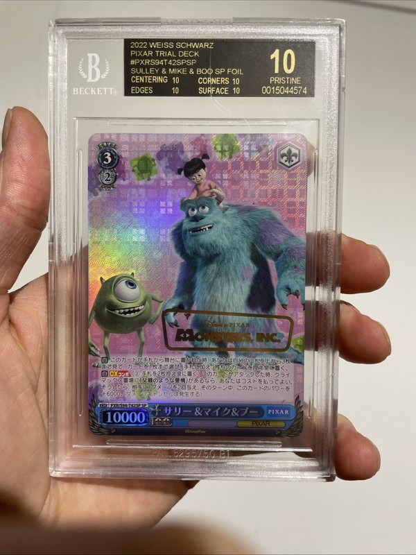 Bgs 10 Black Label Weiss Schwarz Pixar Disney beckett