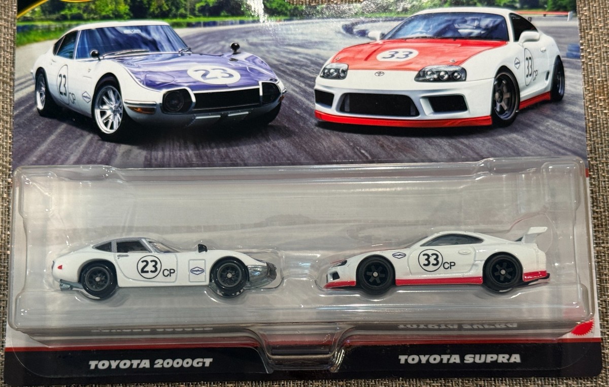 2025 Hot Wheels Car Culture 2-Pack Toyota 2000GT & Toyota Supra