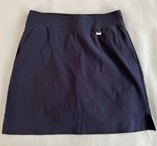 EP Skort Womens 4 Navy Blue Golf Athletic A Line Straight Skirt Pockets Lined