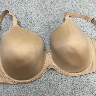 Auden Bra 42DDD T-Shirt Bra Lightly lined Full Coverage T-Shirt Smooth Gold