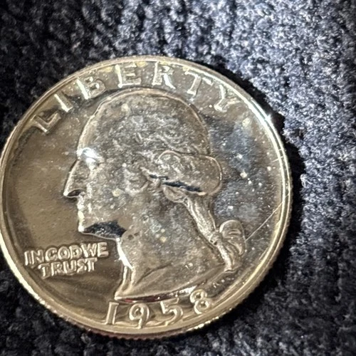 1958 Proof Washington Quarter 90% Silver *3384