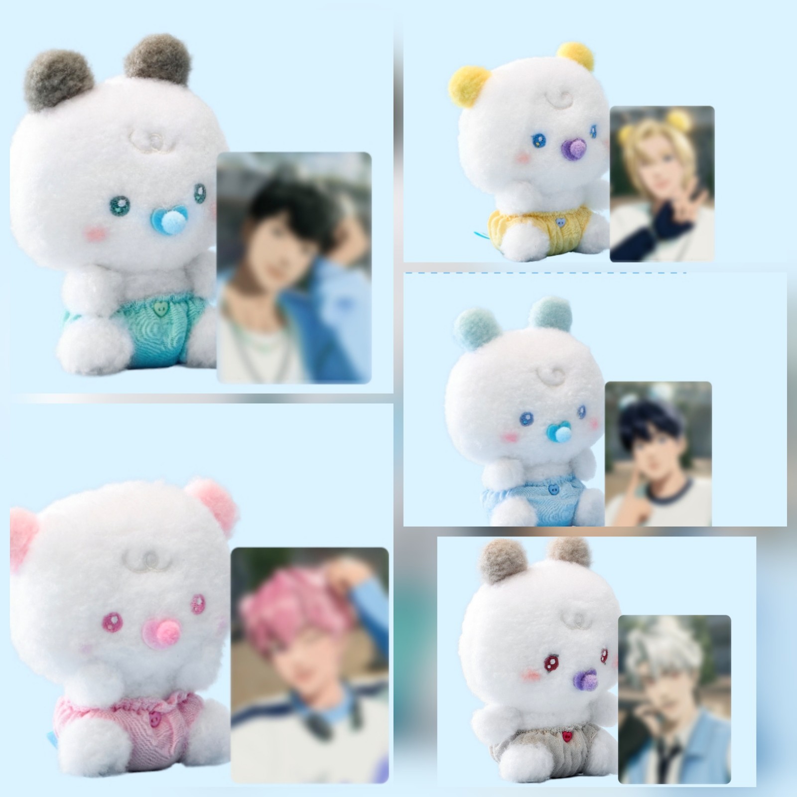 PLAVE MMMM PLUSH DOLL PHOCARD 5 MMMM BABY ROOM POP-UP line f