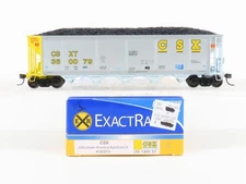 HO Scale ExactRail Evolution EE-1303-32 CSXT CSX 5-Bay Hopper #360079 w/ Load