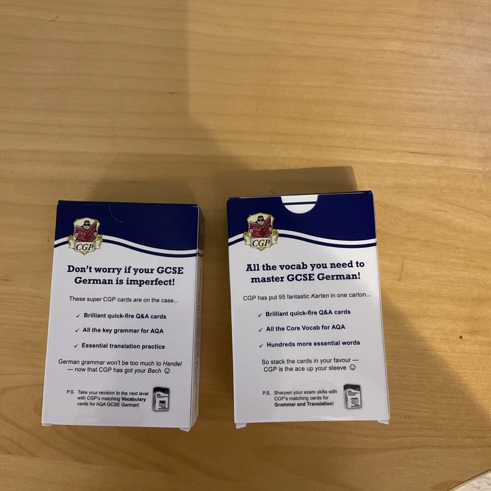 GCSE German Vocabulary & Grammar Revision Question Cards CGP for AQA (Grade 9-1) - Image 2 of 3