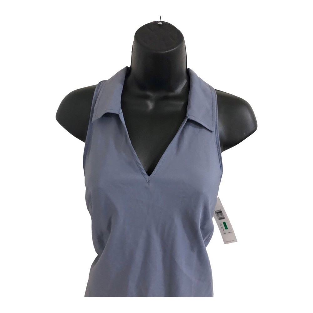Calvin Klein performance steel gray active sleeveless racerback dress size small image 6