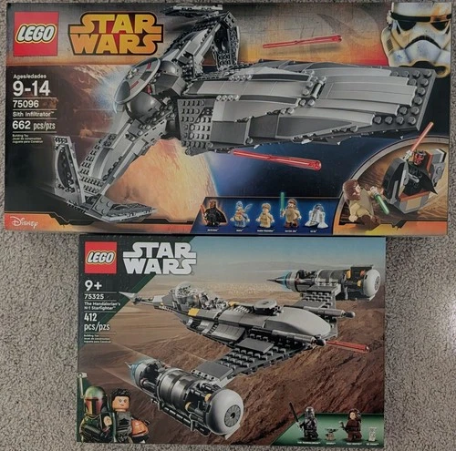 LEGO Star Wars: Sith Infiltrator (75096) + Mandalorians N1 Starfighter (75325)