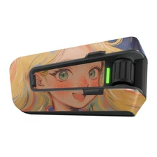 For Cardo Packtalk Edge Neo Pro Skin Stickers Matte Removable Soft Pastel Girl