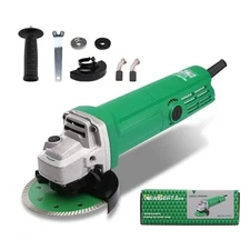 850W Angle Grinder 4-1/2in Slide Switch Cutting Woodworking DIY Tool with Handle