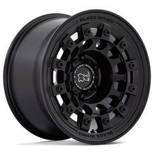 4-New 17" Black Rhino Fuji Wheels 17x8 5x112/5x114.3 38 Matte Black Rims 72.56
