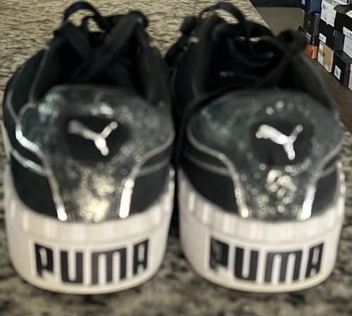 Puma Women’s Size 10 Cali "Wabi Sabi Black Silver Metallic" 373910-02 - Picture 3 of 11