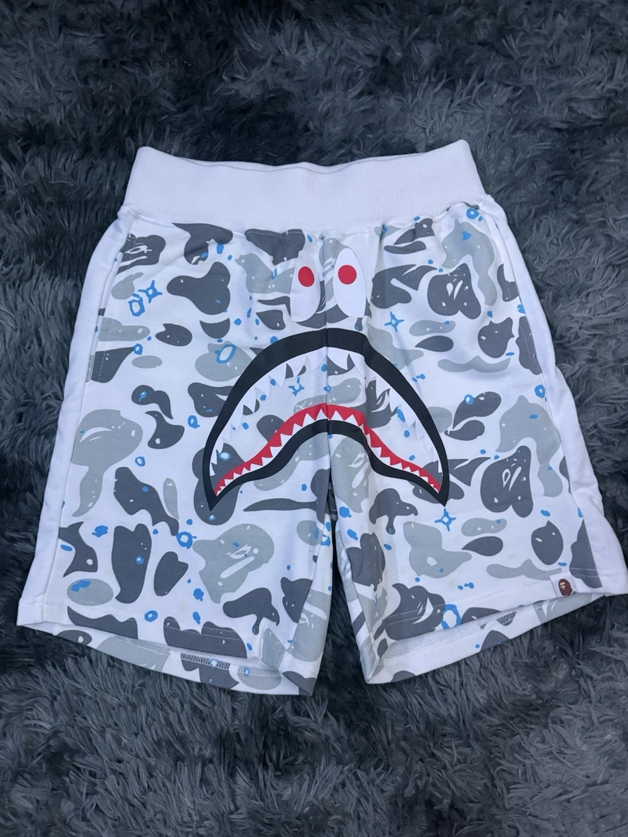 A Bathing Ape Blue Cotton Shorts for Men for sale | eBay