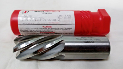 Minicut International End Mill T301G25-19L 1-1/4'' DIA 4-1/2'' 6FL LH .150R AF