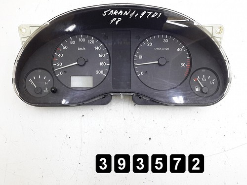 1998 VW SHARAN TACHO KOMBIINSTRUMENT DIESEL LHD 1900TDI 7M0919861R
