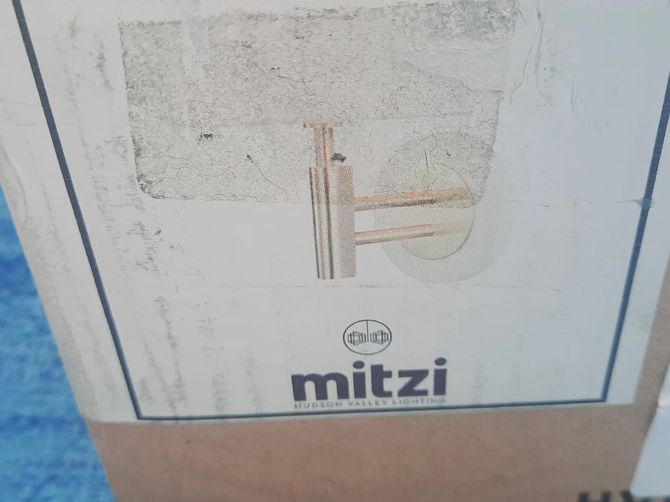 Aplique de pared Mitzi by Hudson Valley Robbie 1 luz, pulido níquel-blanco Foto 2 de 4