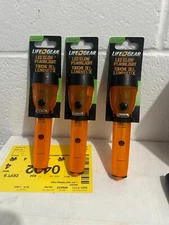 New 3-pack lot Halloween Life Gear LED Glow Flashlight Torch Flashing 5 In 1