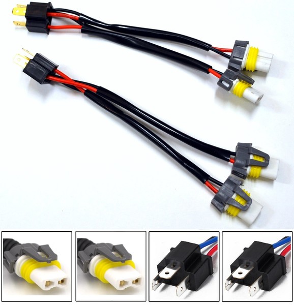 Umwandlung Draht 9003 H4 Zu 9005 9006 Zwei Gurt Kopf Licht Birne Sockel Lampe-image