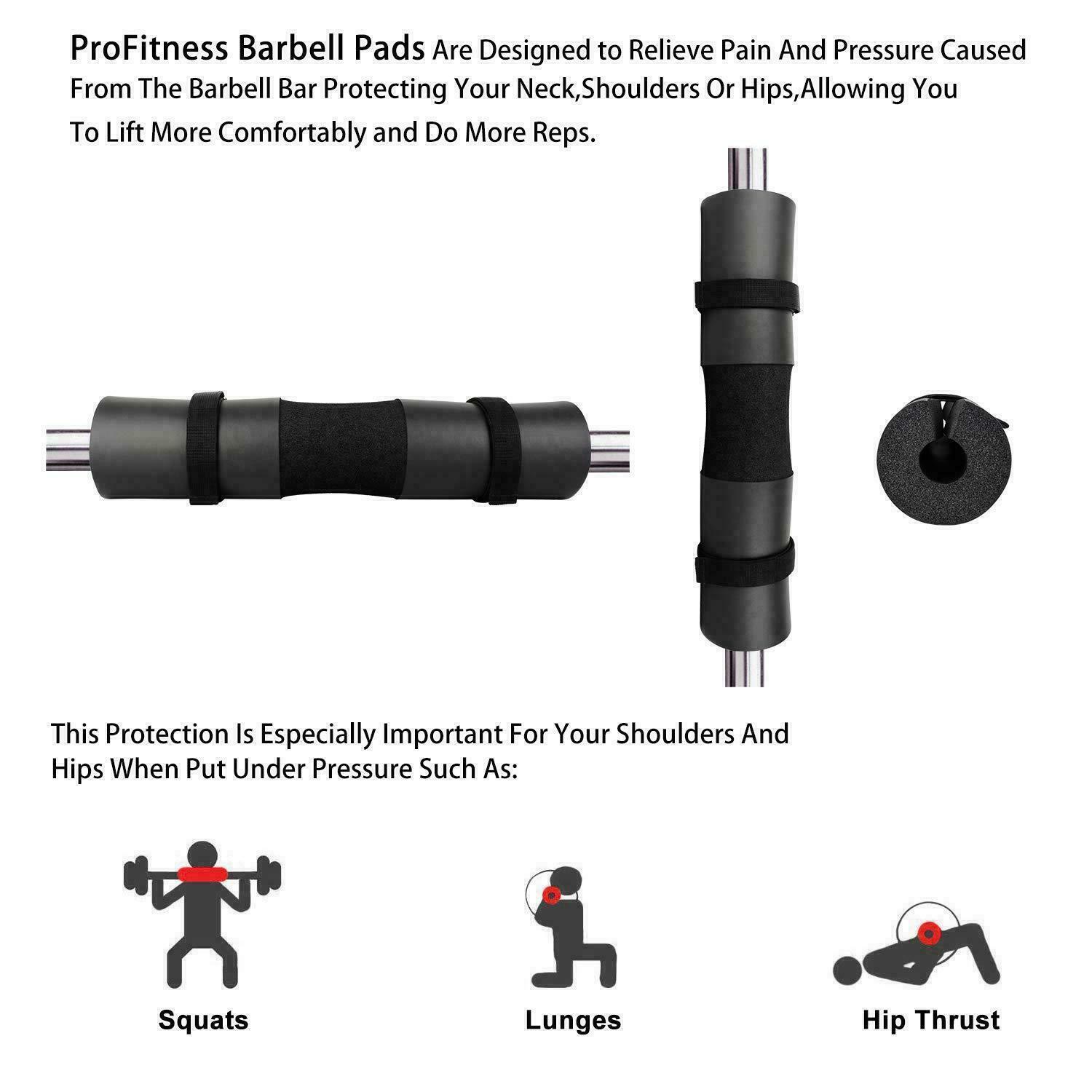 Foam Barbell Squat Pad for Hip Thrusts Squats and Lunges Squat Sponge